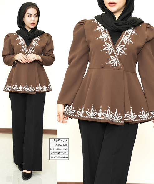 مانتو مجلسی کامیشا کد 511